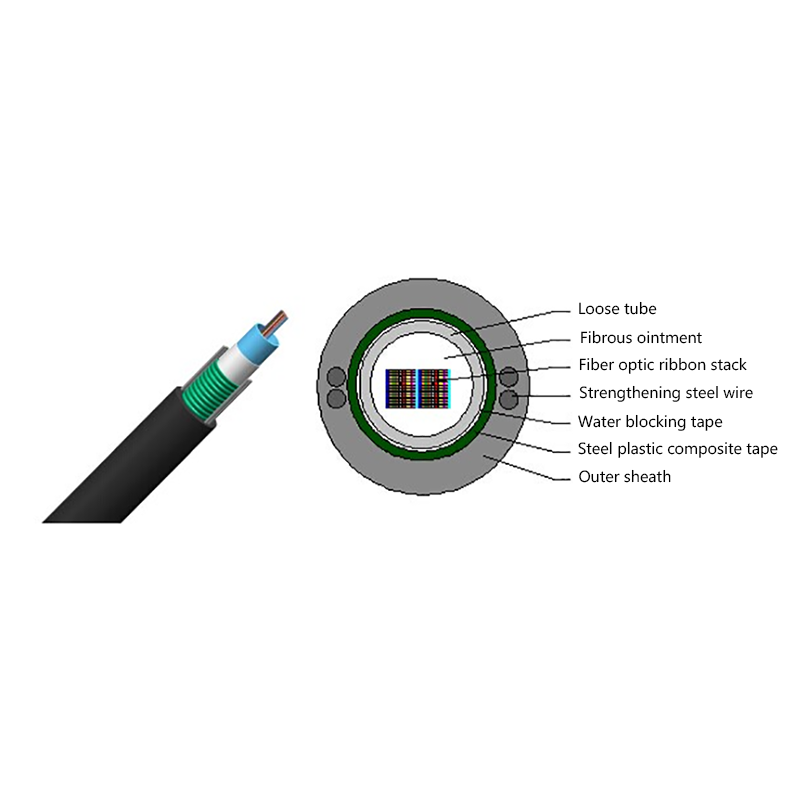 GYDXTW Merkez Tüp Dış Mekan Optik Fiber Şerit Kablo
